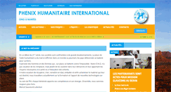 Desktop Screenshot of phenix-humanitaire.org